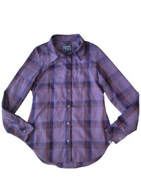 Flylow Madison Flannel Shirt Plaid Button Up Womens Small